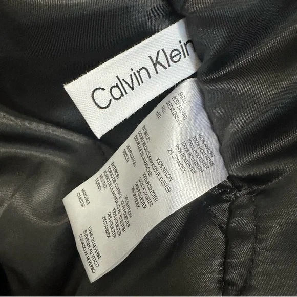 Calvin Klein Men's Classic Black Bomber Jacket - Picture 8 of 9